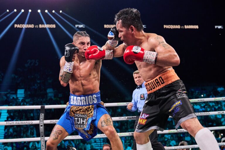The One-Two Knockout Combination: Thomas J. Henry and Champion Mario Barrios Own the Night in Vegas